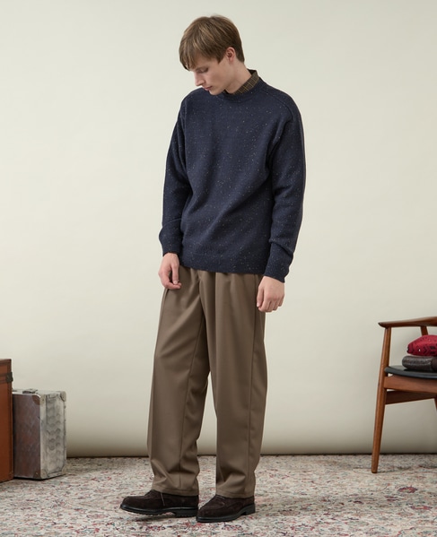 【1978 MEN'S MELROSE】ツープリーツトラウザース 詳細画像 チャコールグレー 14