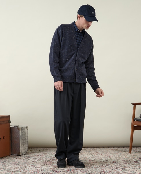 【1978 MEN'S MELROSE】ツープリーツトラウザース 詳細画像 チャコールグレー 17