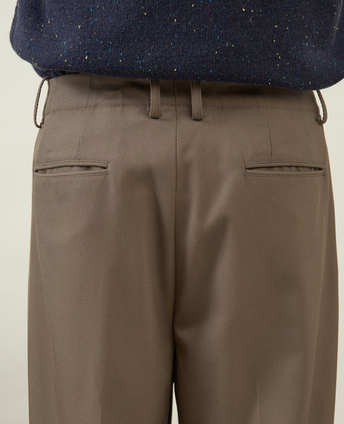 【1978 MEN'S MELROSE】ツープリーツトラウザース 詳細画像 チャコールグレー 8