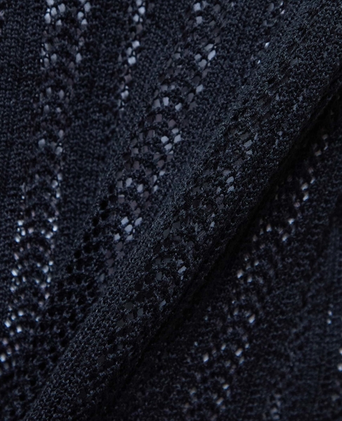 ドライタッチポリエステル | 透かし編みカーディガン 詳細画像 ブルーグリーン 12