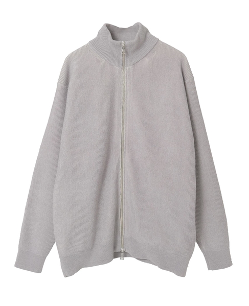 畦編みモールスタンドZIP / ドライバーズニット 詳細画像 グレージュ 10