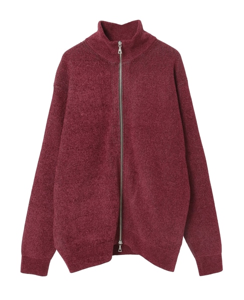 畦編みモールスタンドZIP / ドライバーズニット 詳細画像 グレージュ 12