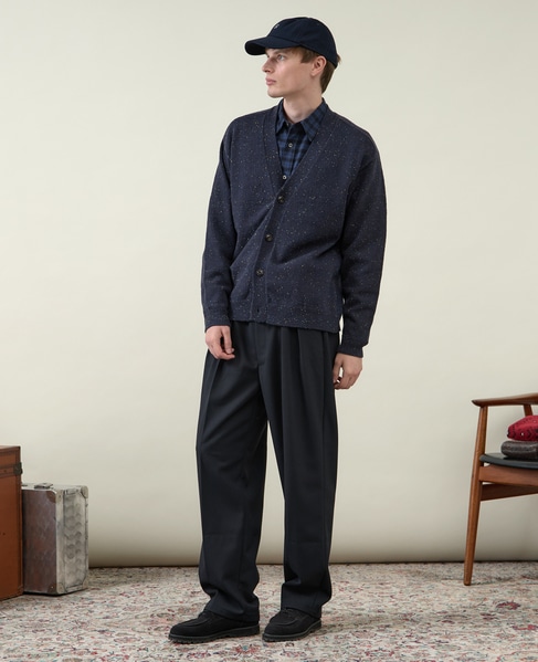 ＊みは＊ページ 1978 MEN'S MELROSE】カラーネップカーディガン｜MEN'S MELROSE