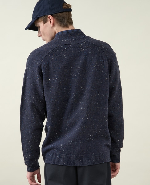 【1978 MEN'S MELROSE】カラーネップカーディガン 詳細画像 マスタード 4