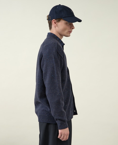 【1978 MEN'S MELROSE】カラーネップカーディガン 詳細画像 マスタード 5