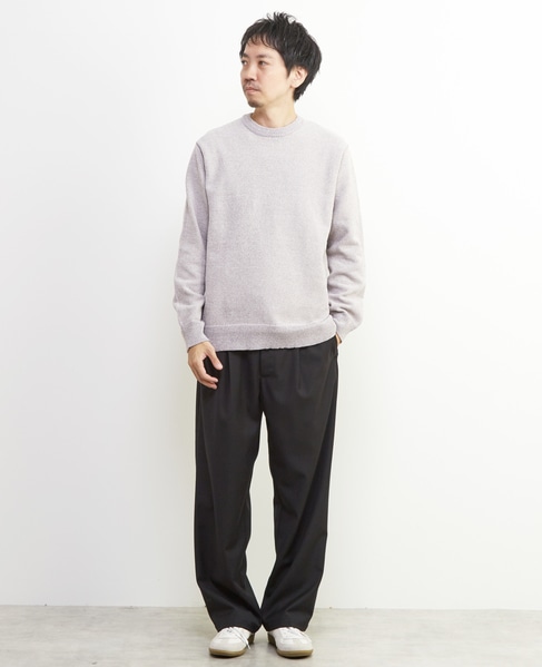 ライトモールクルーネックニット 詳細画像 ライトグレー 19