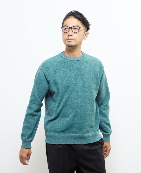 ライトモールクルーネックニット 詳細画像 ライトグレー 24