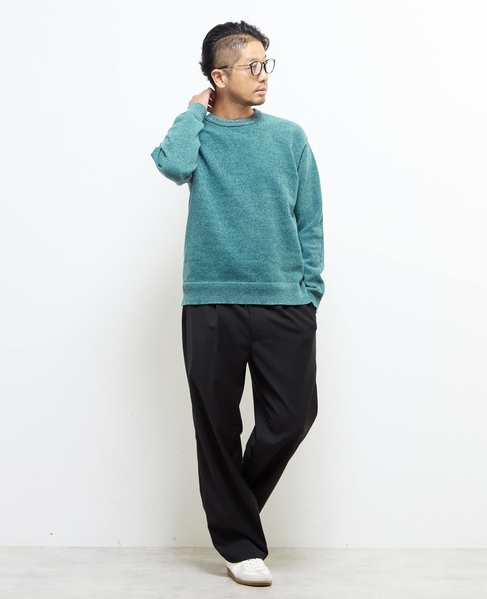 ライトモールクルーネックニット 詳細画像 ライトグレー 26