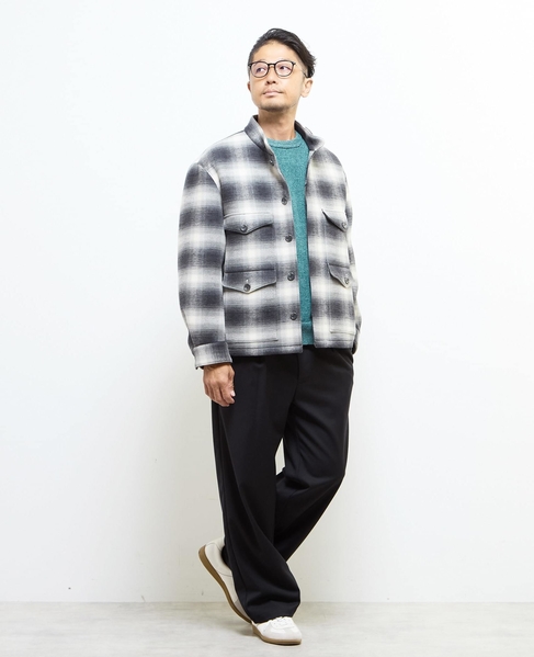 ライトモールクルーネックニット 詳細画像 ライトグレー 27