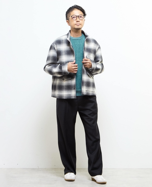 ライトモールクルーネックニット 詳細画像 ライトグレー 28