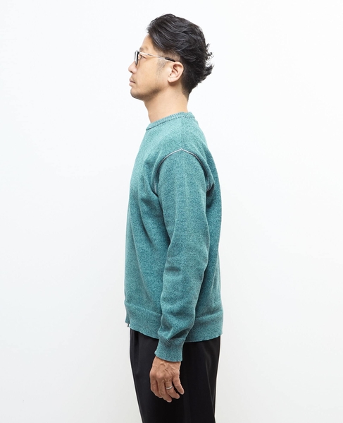 ライトモールクルーネックニット 詳細画像 ライトグレー 3