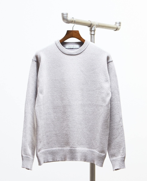 ライトモールクルーネックニット 詳細画像 ライトグレー 9