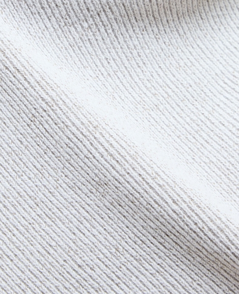 ラムウールライクプレーティングクルーネックニット 詳細画像 アイボリー 9