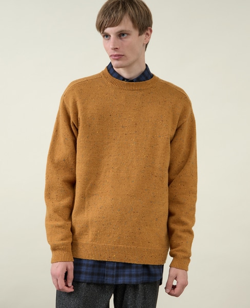 【1978 MEN'S MELROSE】カラーネップセーター 詳細画像 マスタード 1