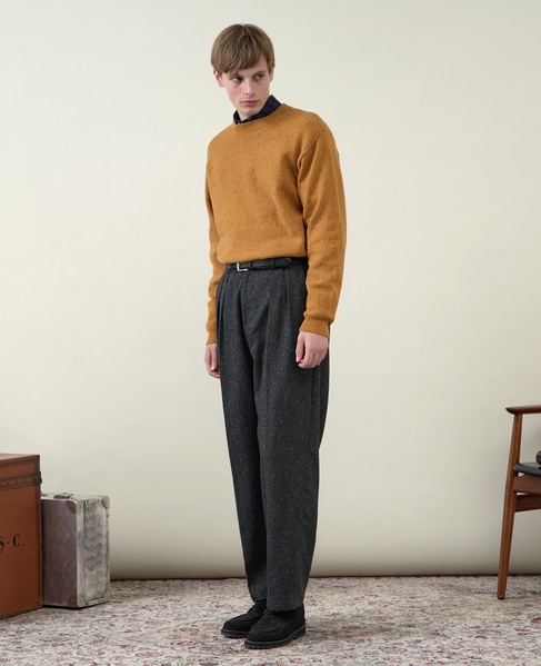 【1978 MEN'S MELROSE】カラーネップセーター 詳細画像 マスタード 12