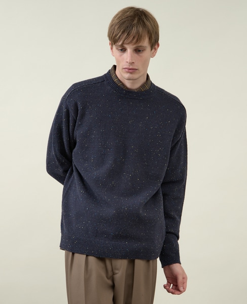 【1978 MEN'S MELROSE】カラーネップセーター 詳細画像 マスタード 13