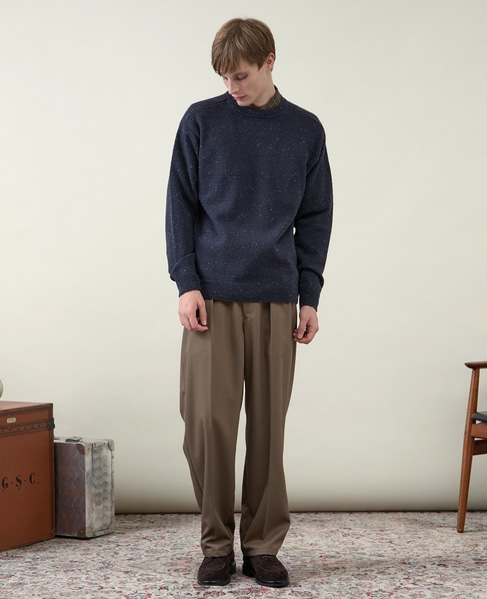 【1978 MEN'S MELROSE】カラーネップセーター 詳細画像 マスタード 14