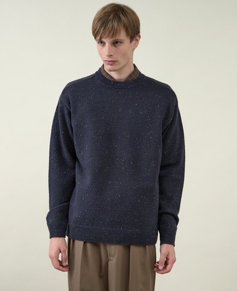 【1978 MEN'S MELROSE】カラーネップセーター 詳細画像 マスタード 2