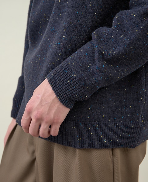 【1978 MEN'S MELROSE】カラーネップセーター 詳細画像 マスタード 8