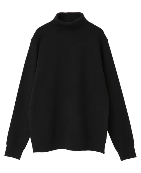 プレーティングカノコタートルネックニット | ウォッシャブル 詳細画像 ブラウン 14