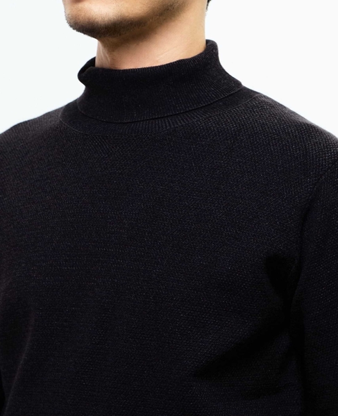 プレーティングカノコタートルネックニット | ウォッシャブル 詳細画像 ブラウン 6