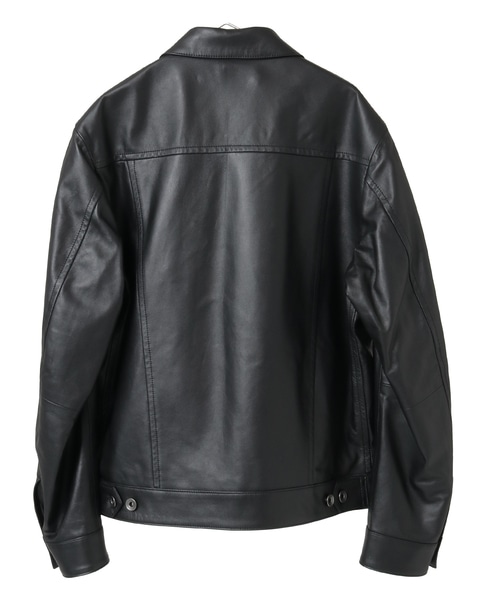 シープナッパレザー /トラッカーズジャケット 詳細画像 ブラック 19