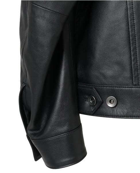 シープナッパレザー /トラッカーズジャケット 詳細画像 ブラック 22