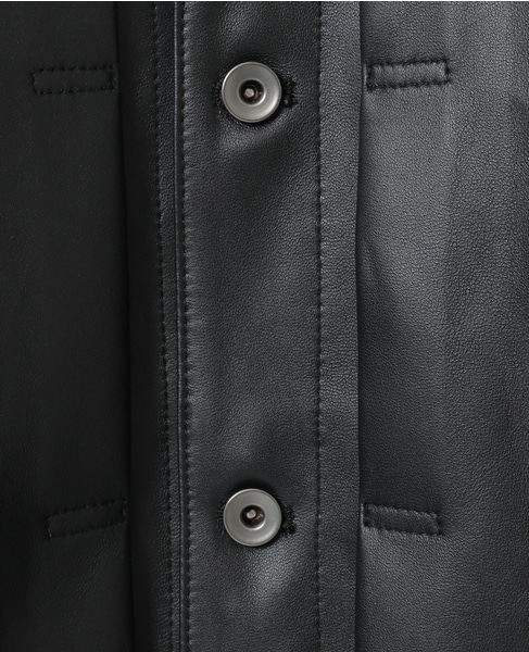 シープナッパレザー /トラッカーズジャケット 詳細画像 ブラック 24