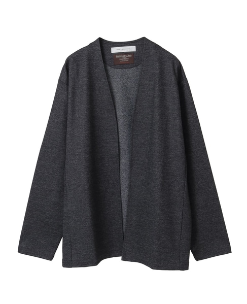 バランサーキュラー/ツイル | ボタンレスカーディガン 詳細画像 ブラウン 11