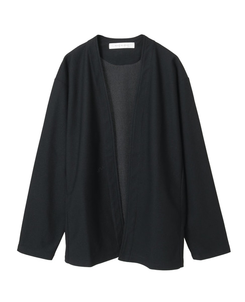 バランサーキュラー/ツイル | ボタンレスカーディガン 詳細画像 ブラウン 13