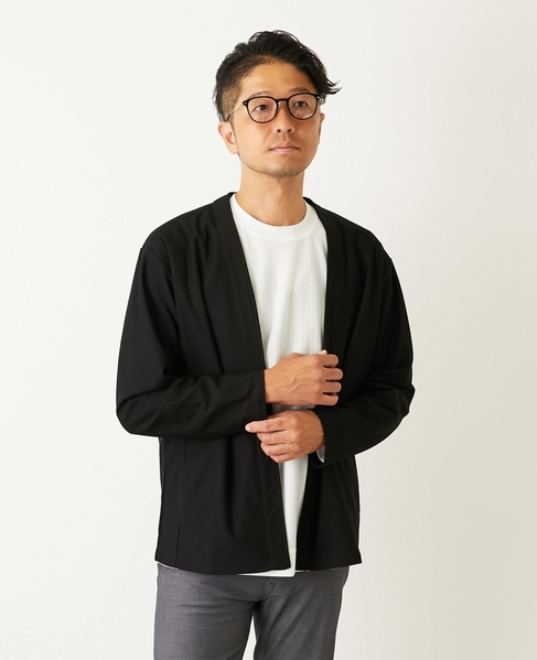 バランサーキュラー/ツイル | ボタンレスカーディガン 詳細画像 ブラウン 24