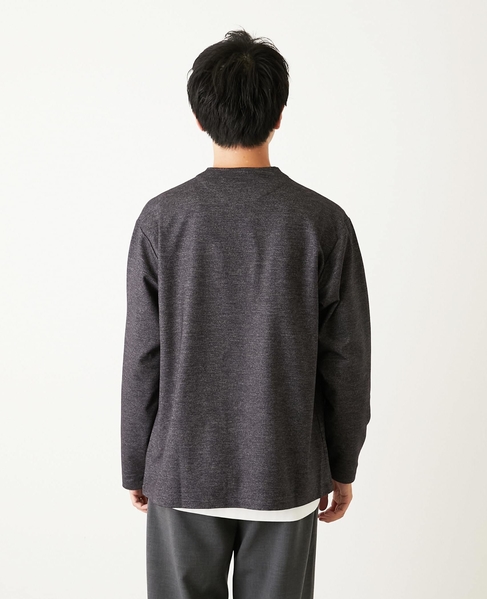 バランサーキュラー/ツイル | ボタンレスカーディガン 詳細画像 ブラウン 4