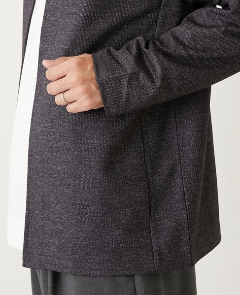 バランサーキュラー/ツイル | ボタンレスカーディガン 詳細画像 ブラウン 7