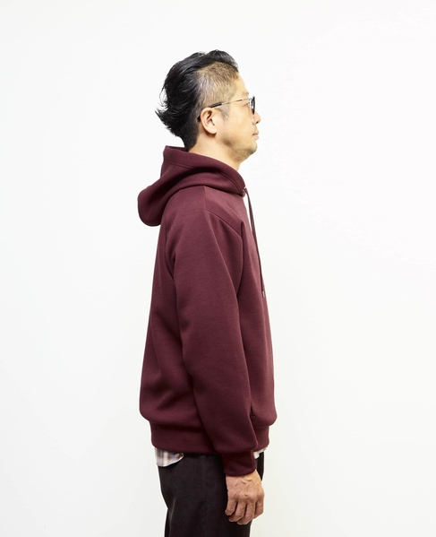 アヤクッションスプリットラグランフーディ 詳細画像 シロクロ 5