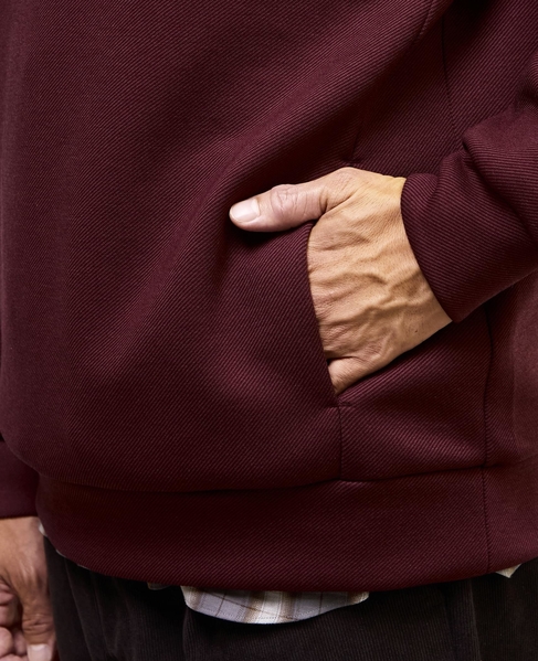 アヤクッションスプリットラグランフーディ 詳細画像 シロクロ 7