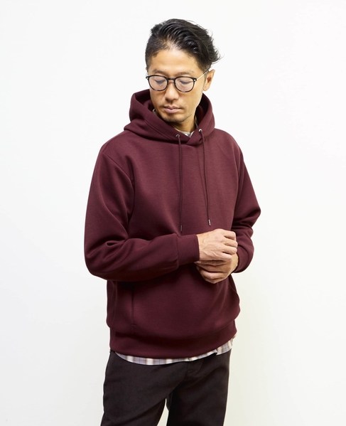 アヤクッションスプリットラグランフーディ 詳細画像 ボルドー 2