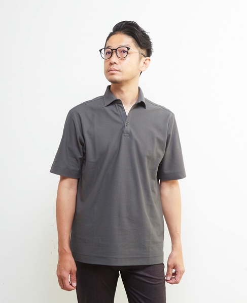 カルキュロメッシュスッキパーポロシャツ 詳細画像 グレー 1