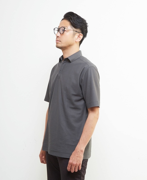 カルキュロメッシュスッキパーポロシャツ 詳細画像 グレー 15