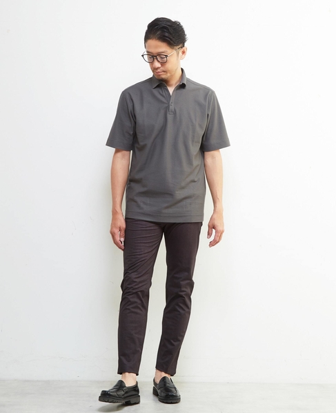 カルキュロメッシュスッキパーポロシャツ 詳細画像 グレー 16