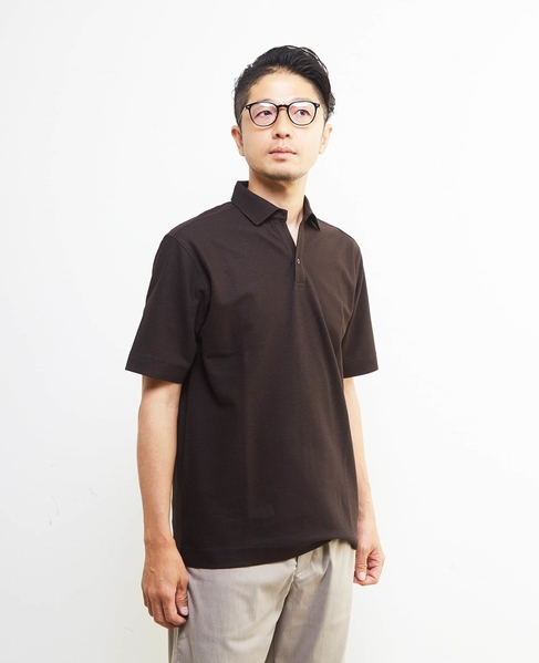 カルキュロメッシュスッキパーポロシャツ 詳細画像 グレー 19