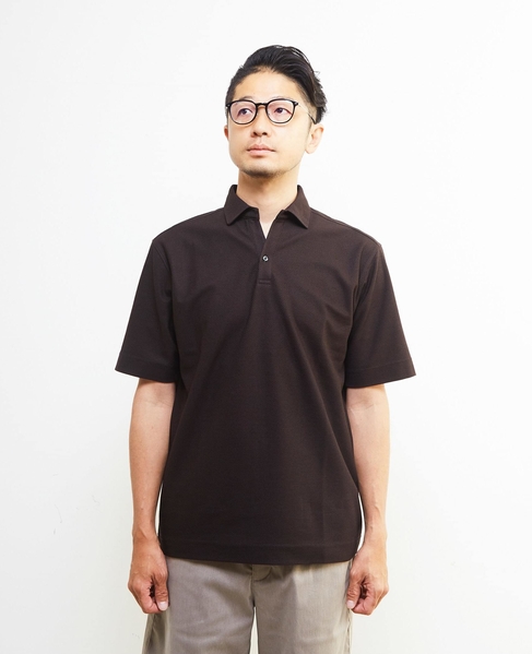 カルキュロメッシュスッキパーポロシャツ 詳細画像 グレー 2