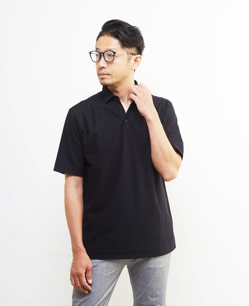 カルキュロメッシュスッキパーポロシャツ 詳細画像 グレー 23