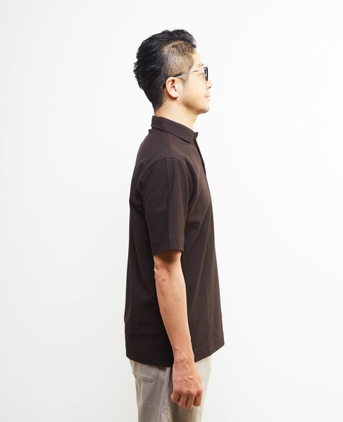 カルキュロメッシュスッキパーポロシャツ 詳細画像 グレー 5