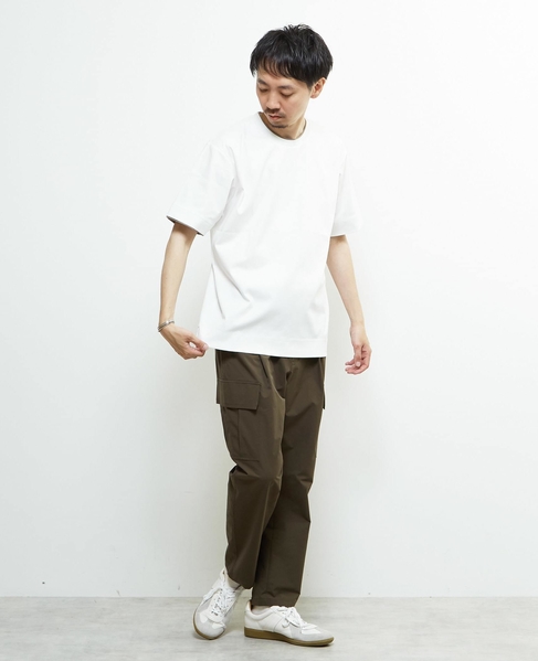 マーセライズドスムースフェイクレイヤードTシャツ 詳細画像 ホワイト 20