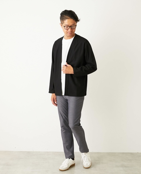 ストレッチストライプクルーネックTシャツ 詳細画像 ホワイト 19