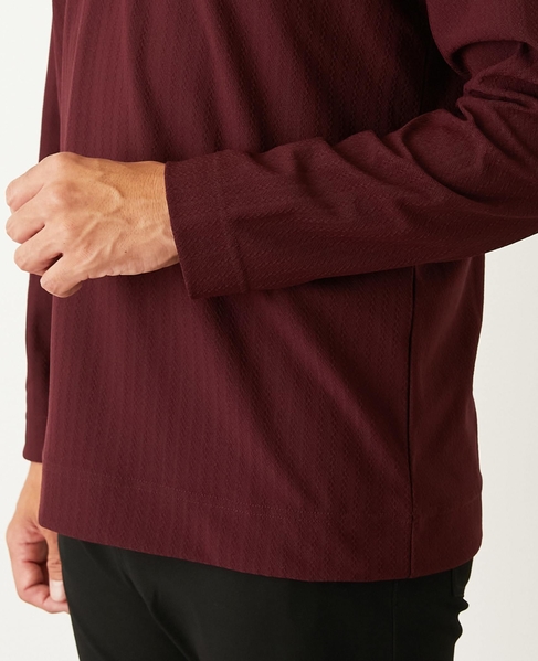 ストレッチストライプクルーネックTシャツ 詳細画像 ホワイト 7