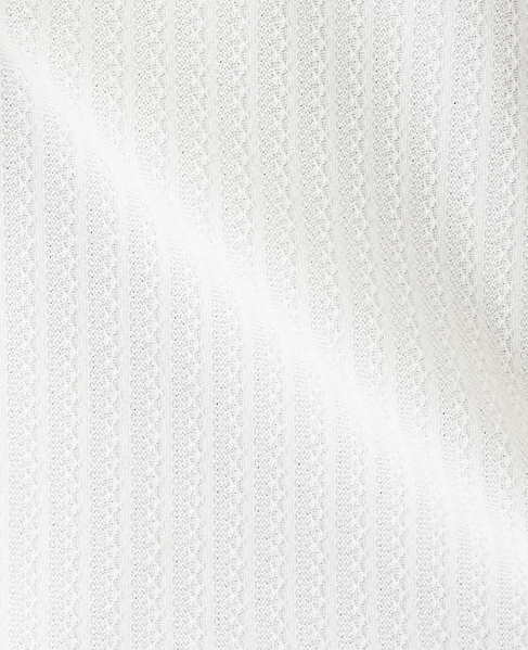 ストレッチストライプクルーネックTシャツ 詳細画像 ホワイト 9