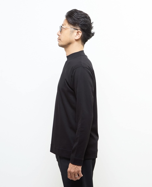 スビンプラチナムモックネックTシャツ 詳細画像 ホワイト 3