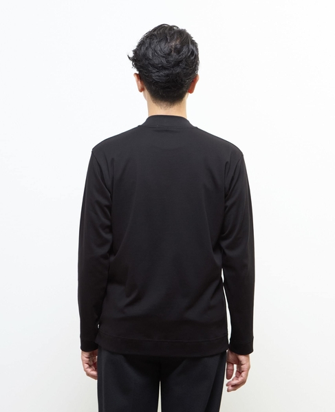 スビンプラチナムモックネックTシャツ 詳細画像 ホワイト 4