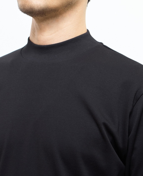 スビンプラチナムモックネックTシャツ 詳細画像 ホワイト 6